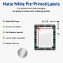 Avery Rectangle Multipurpose Labels, 4" x 3-1/3", White, 40/Pack (19479370406)~#|#~B25C1536-FEA5-430D-A25D7A20B99EF71B_sc7