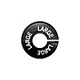 NAHANCO Large Plastic Size Dividers, Black (CBSMLLARGEW)~#|#~B25FF2D6-9047-46CB-9C974D548FF4BF42_sc7
