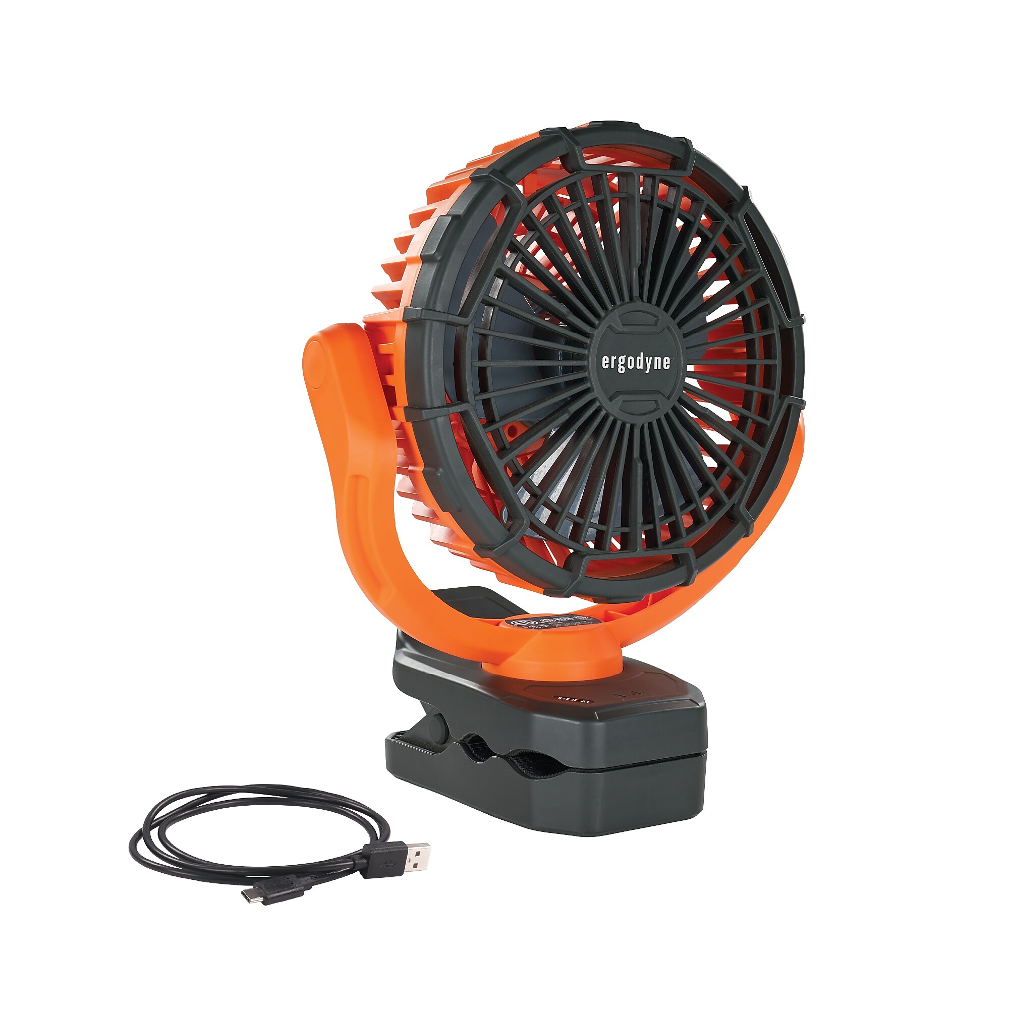 Ergodyne Chill-Its 6090 9.5″ Clip Fan, 2-Speed, Orange (12800) Sansujyuku sansujyuku.com