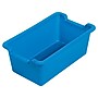 Deflect-O Polypropylene Storage Bin, 5.06" x 13.24" x 8.05", Blue (39510BLU)~#|#~B2650F88-5F14-4174-9F6CE17C8550DDFD_sc7