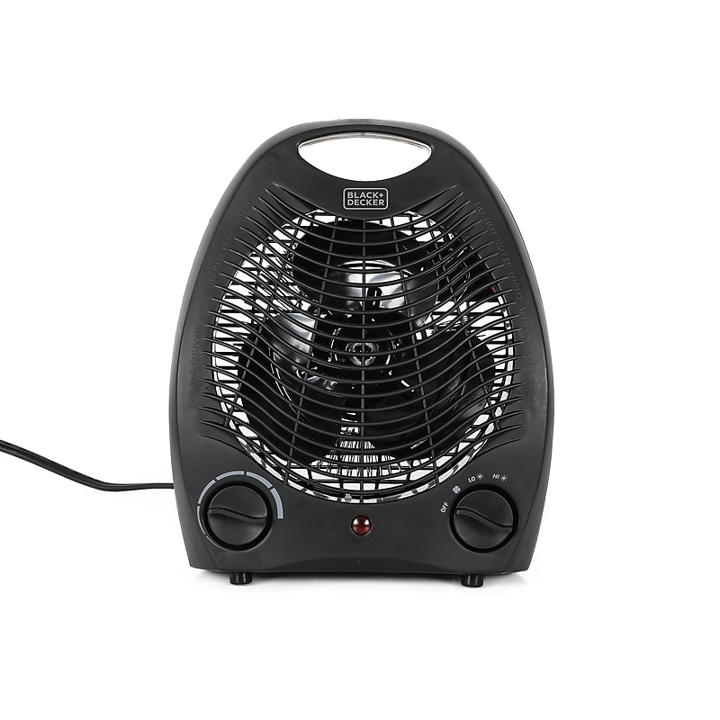 Black & Decker 1500-Watt Portable Ceramic Electric Desk Heater, Black (BHD101B) image 1