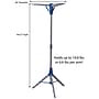 Household Essentials Indoor Steel Drying Rack, Blue/Silver (5009)~#|#~B2692965-3CB0-400B-B4225BB5C37EC884_sc7