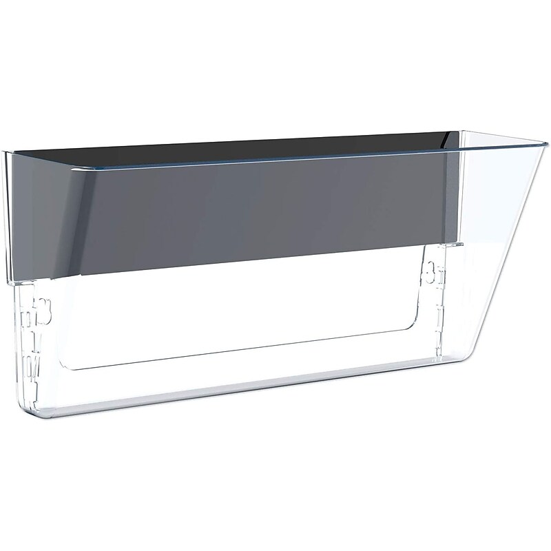 Storex Unbreakable Magnetic Wall File, Letter/Legal Size, Clear, Each (STX70325U06C) image 1