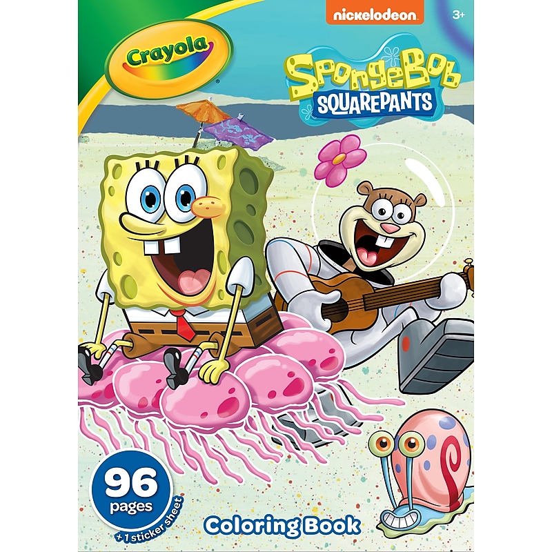 Crayola Spongebob Squarepants Coloring Book, 96 Pages (04-2735) image 1