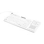 Man & Machine Really Cool Touch Wired Ergonomic Waterproof Keyboard, White (RCTLP/B5)~#|#~B277B969-F59E-43A4-A66631E67BF08012_sc7