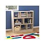 Flash Furniture Bright Beginnings 8-Section Modular Storage Unit, 31.5"H x 31.5"W x 11.75"D, Brown (MK-ME10513-GG)~#|#~B277DCBB-C707-4028-A9002FA1AD2FE9D0_sc7