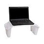 Mind Reader 10.75" x 22.25" Plastic Kids' Lap Desk Activity Tray, White (KIDLAP-WHT)~#|#~B27830B8-9649-44FA-B3AB8906D9D5A725_sc7