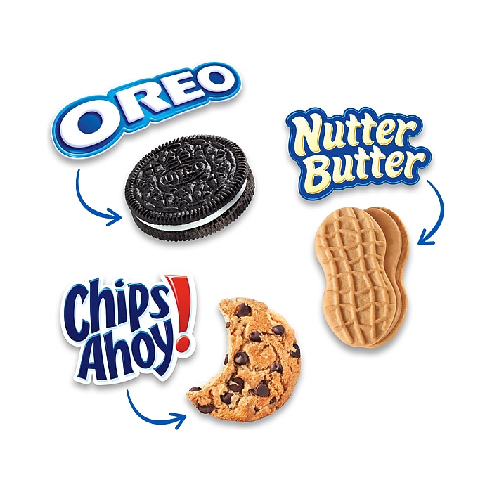 Nabisco Cookies Variety Pack, 16.36 oz., 10 Packs/Box (4400007836