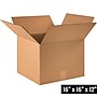 16" x 16" x 12" Shipping Boxes, 32 ECT, Brown, 25/Bundle (161612)~#|#~B27F812A-5BFC-413E-9D3F8E35C7E0B14C_sc7