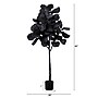 Nearly Natural Artificial Halloween Black Fiddle Leaf Tree, 5' (T5147)~#|#~B2809B70-9639-49DD-863BCFD3A6FE9093_sc7