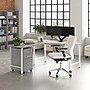 Bush Business Furniture Hustle 60"W L Shaped Computer Desk with 3 Drawer Mobile File Cabinet, Platinum Gray (HUS006PG)~#|#~B283165E-4C70-40A3-8DEDF742AC6CD34D_sc7