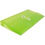 JAM Paper Premium Plastic Filing Envelope with Button & String Closure, Lime Green, 3/Pack (921B1LIX3)~#|#~B2846B4A-05FD-433A-8DE0A623364B6836_sc7