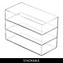 iDesign Clarity Plastic Drawer Organizer, Clear (49670)~#|#~B284C67C-1828-40FB-8E6E9BA457892D2D_sc7