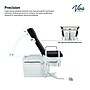 Viva Comfort Pointe Power Electric Pelvic Tilt Exam Table w/Stirrups, Knee Crutches, Hand Rails, 396lbs. Capacity, Black ~#|#~B285F537-D8F7-4F61-9509AE2C0D0F50C5_sc7