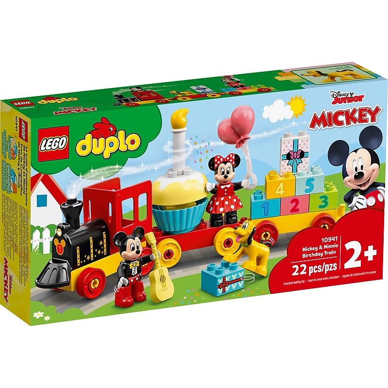 LEGO DUPLO Disney Mickey and Minnie Birthday Train Building Set (10941) image 1