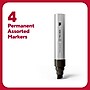 TRU RED™ XL Tank Permanent Markers, Chisel Tip, Assorted, 4/Pack (TR56935)~#|#~B28961C2-6DAE-426E-8BA69C957F880AF1_sc7