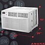 Amana 230-Volt 24,000 BTU Window Air Conditioner with Remote, White (AMAP242CW)~#|#~B289B29E-B970-43A0-A749E0E8E6F3320D_sc7