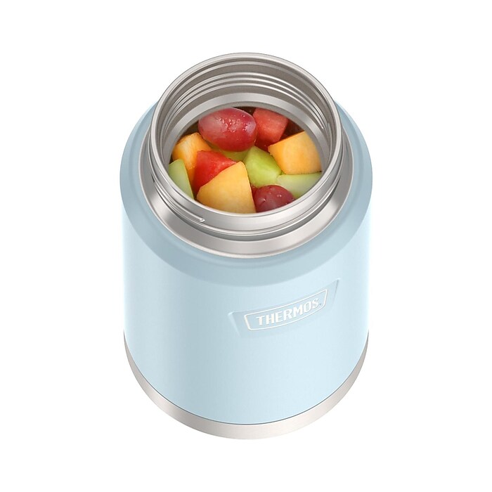 Thermos Icon Stainless Steel Insulated Food Jar, Glacier, 24 oz