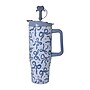 wellness Blue Bow Stainless Steel Double Wall Insulated Tumbler, 40 oz., Blue (400276)~#|#~B28D57CA-8F7D-4237-9494B571654CC7EE_sc7