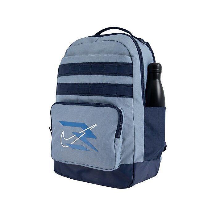 3Brand Russell Wilson Pro Nike Laptop Backpack, Medium, Blue/Navy  (9AT047-U9E) | Staples