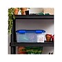 Iris WeatherPro 30.5 Qt. Latch Lid Storage Bin, Clear/Blue (500200)~#|#~B28F37D9-880F-4088-9E9FC5D5B4C85659_sc7