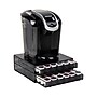 Mind Reader Plastic Coffee Pod Organizer with 2 Drawers, 72 Pod Capacity, Black (DBMTRAY-BLK)~#|#~B292A9FE-987A-43A7-9959D20CEB19BF17_sc7