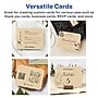 Avery Integrated Cards, 4.25" x 5.5", Matte Kraft Brown, 50/Pack (95278)~#|#~B29A516B-6F59-49AA-8F809C94CE5798ED_sc7