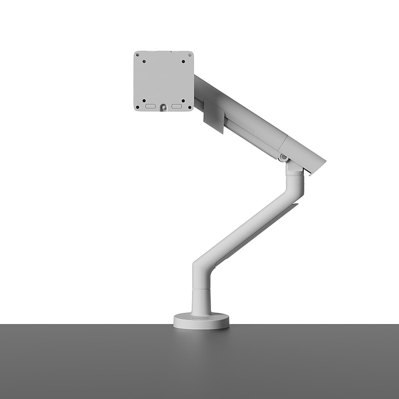 Kanto DM1 Single Monitor Desktop Mount for 17” - 40” Displays, Up to 22 lbs., White image 1