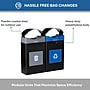 Commercial Zone Avante Series Polyethylene Dual-Stream Trash and Recycling Center, 60 Gallon, Black (787208MSA)~#|#~B2A71184-FD6A-4F7C-BEE7EE4D25672EC5_sc7