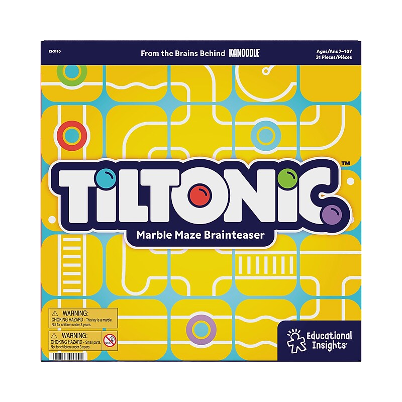 Educational Insights Tiltonic Marble Maze Puzzle Game (3190) image 1