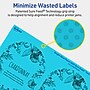 Avery Printable Decorative Edge Multipurpose Labels, 4.75" x 3.5", Bright Blue, 160/Pack (94600)~#|#~B2AB5078-AB9B-4B29-B9A7AA77B081B6CC_sc7