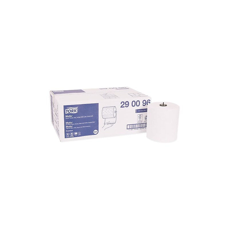 Premium Soft Matic Hand Towel Roll, 2-Ply, 6 Rolls/Carton (TRK290096) image 1