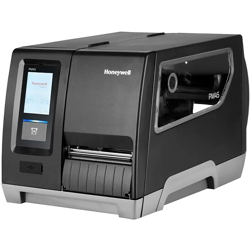 Honeywell PM45 Desktop Thermal Label Printer, Black (PM45A11000000201) image 1
