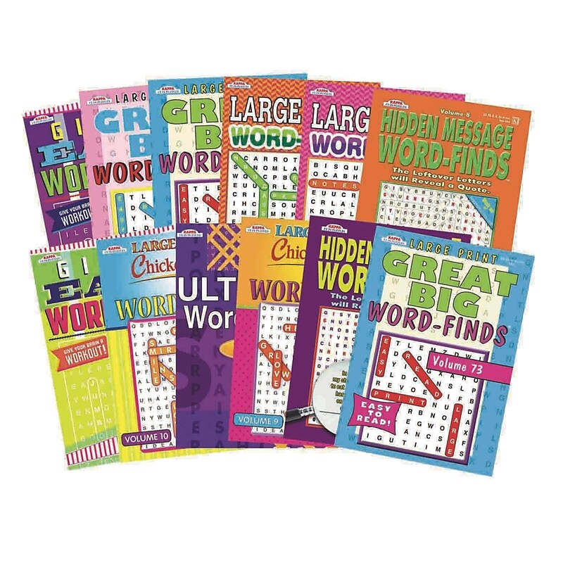 Kappa Word Find Puzzle Book Set, 12/Pack (NL370) image 1