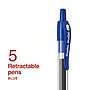 Staples ProGel™ Retractable Gel Pen, Fine Point, 0.7mm, Blue Ink, 5/Pack (ST62099)~#|#~B2B823BF-68E5-4460-84C0BCBC6EE87C56_sc7