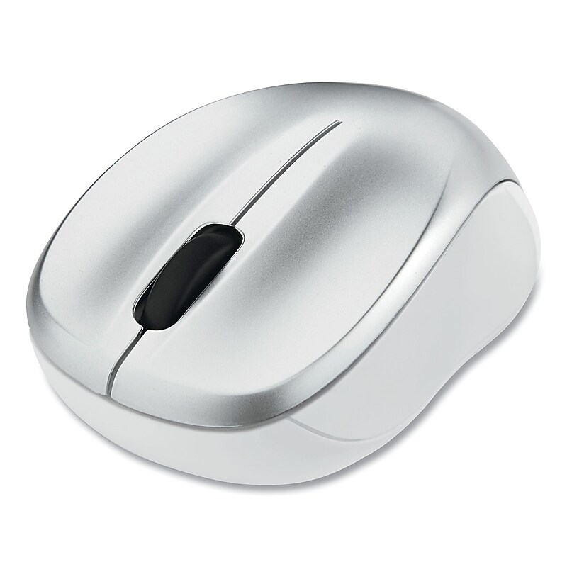 Verbatim Silent Wireless Optical USB Mouse, Silver (VER99777) image 1