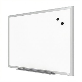 Quartet Magnetic Dry-Erase Whiteboard, Euro Style Aluminum Frame
