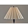 Adesso Scallop 60.75" Black Floor Lamp with Empire Shade (4146-01)~#|#~B2BCA3CC-A4CA-4677-BE6F4B327AC078FA_sc7