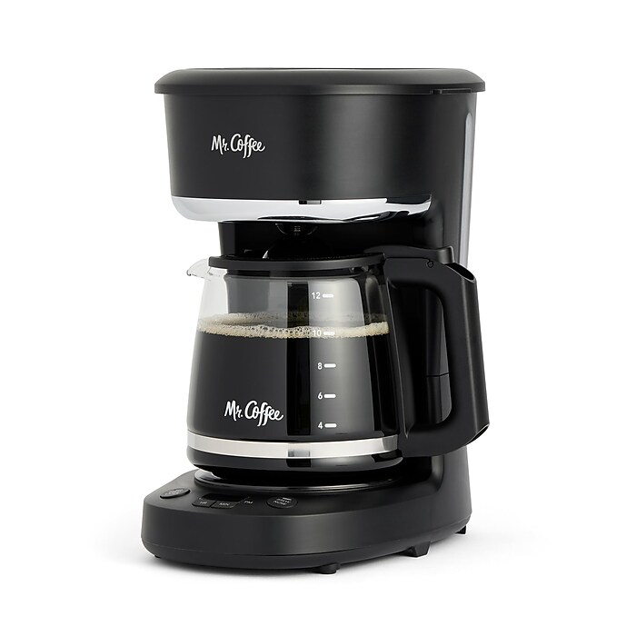 Mr. Coffee 12-Cups Automatic Drip Coffee Maker, Stainless Steel