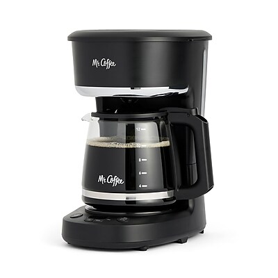 Mr. Coffee 12-Cups Automatic Drip Coffee Maker, Stainless Steel and Black (2176620) Sansujyuku sansujyuku.com