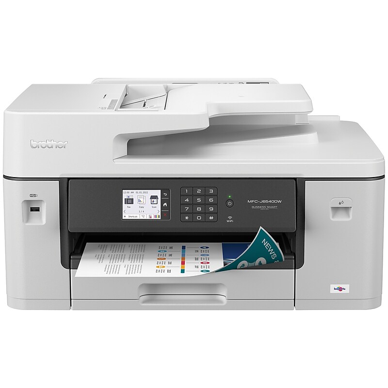 Brother MFC-J6540DW Color Inkjet All-in-One Print, Copy, Scan, Fax up to 11”x17” (Ledger) Size Paper image 1