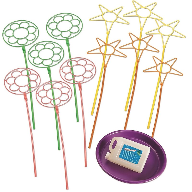 S&S Giant Bubbles Set, Assorted Colors, 12/Pack (NL229) image 1