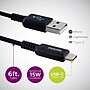 Philips 6' USB C to USB A Power Cable (DLC4106A/37)~#|#~B2C296C2-49CB-4B30-885A8F62E9B871F0_sc7