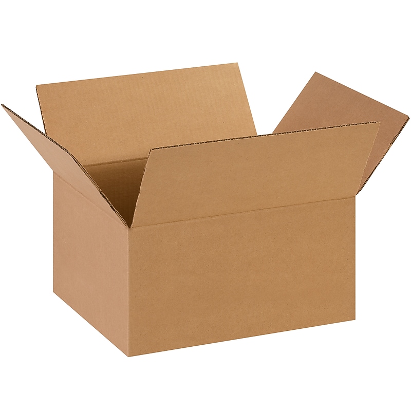11" x 8" x 14" Shipping Boxes, Brown, 25/Bundle (14118) image 1
