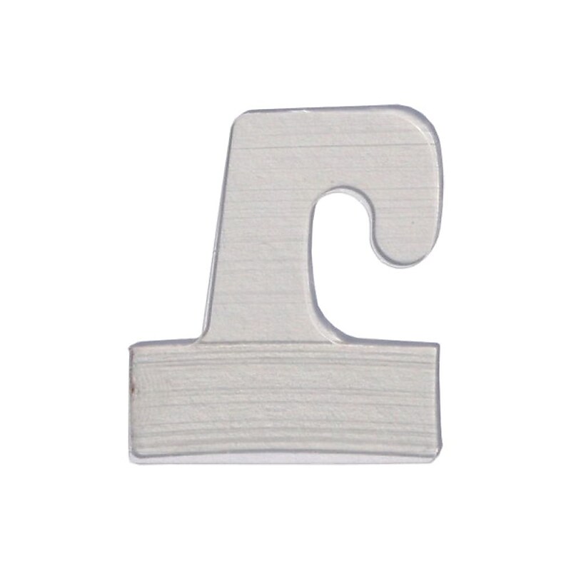 Nahanco Plastic Hooks, Clear, 500/Carton (NHH1C) image 1