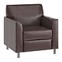 Flash Furniture Hercules Diplomat LeatherSoft Reception Chair, Brown/Chrome Legs (BT8271BNCHR)~#|#~B2C96A44-6505-456B-92C71EE911D0E8F4_sc7