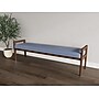 Lesro Weston 3-Seat Bench, Chambray Light Navy/Riftwood Walnut (WS3001.WRW-01CHLN)~#|#~B2CBDA7F-2E97-4C35-8DBCA4B4B5CD0A08_sc7