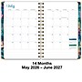 2026-2027 Excello Brands 8" x 5.5" Academic Weekly & Monthly Planner, Paperboard Cover, Teal Floral (FSHN-AY26-58-17)~#|#~B2CE2DFE-991A-473D-99D2843BBF7409CD_sc7