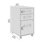 Bush Business Furniture Hustle 3 Drawer Mobile File Cabinet, Platinum Gray (HUF116PG)~#|#~B2D7204A-E5D6-4BA5-9ADACE4069F4091F_sc7