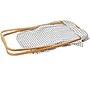 Household Essentials Bamboo X‑Frame Hamper with Cross Pattern, Black/White (HH2314-1)~#|#~B2D810DB-28DD-420C-A4E418DE6FE4321D_sc7